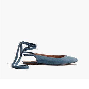 Madewell ballet flats with laces